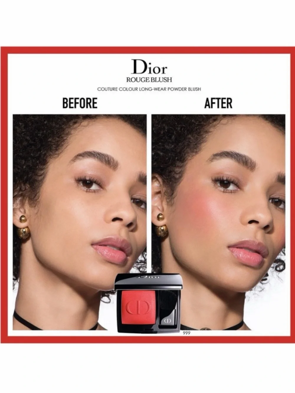 Dior Rouge Powder Blush in 999 - OG pan NWOBox